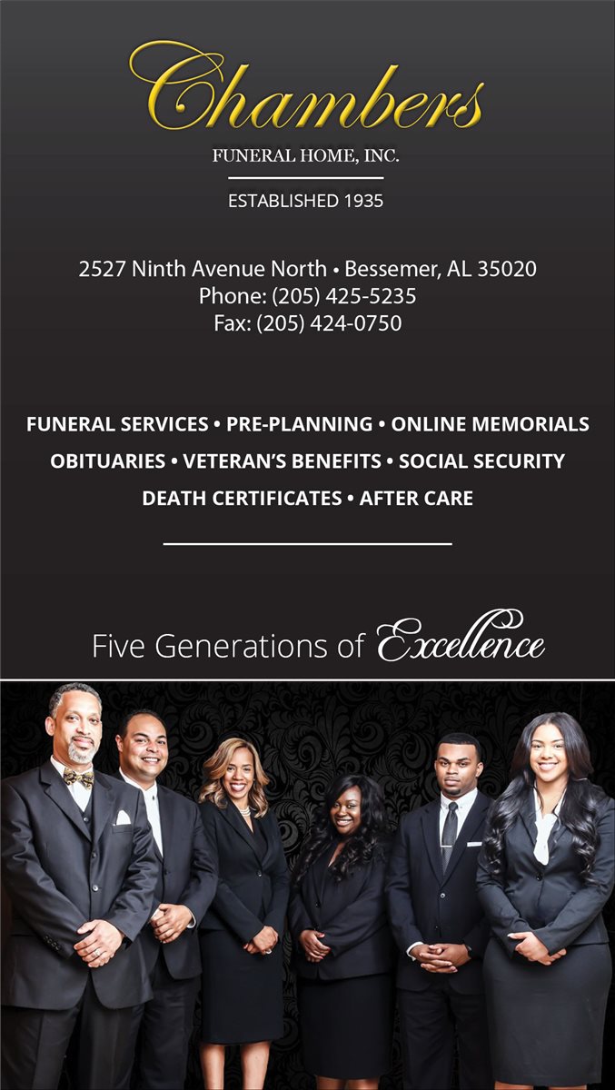 Christians In Business Chambers Funeral Home, Inc. Details