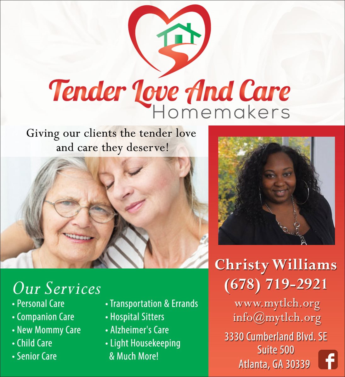 Christians In Business Tender Love and Care Homemakers Details