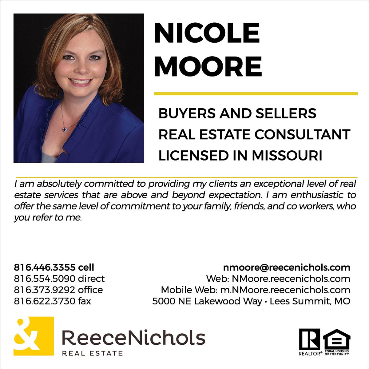 Christians In Business Reece and Nichols Details